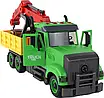 Велика ігрова збірна машина вантажівка Фермерська техніка навантажувач конструктор Деталі рухаються інерція звук, фото 2
