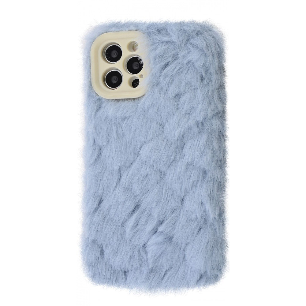 Чохол Fluffy Love Case для iPhone 12 Pro Max Blue