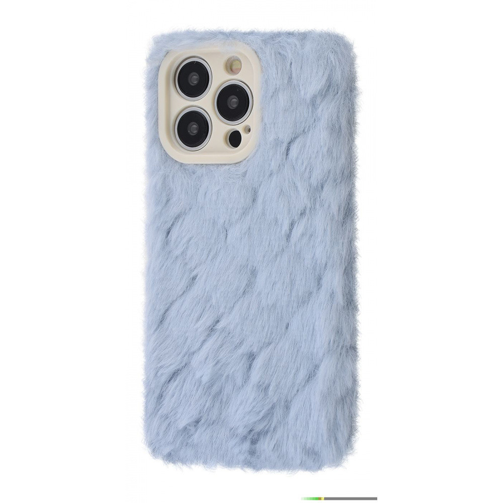 Чохол Fluffy Love Case для iPhone 13 Pro Blue