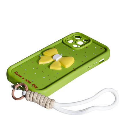 Чохол Lucky Bow Case для Apple iPhone 13 Pro Green, фото 2