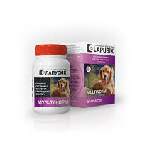 Вітамін для собак Лапусик Мультинорм таблетки, 50 штук