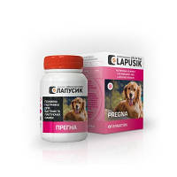 Вітаміни для собак Лапусик Прегна таблетки, 50 штук