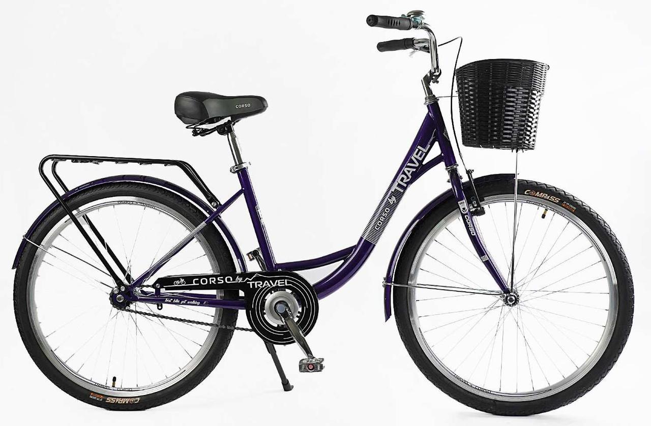 Міський велосипед Corso TRAVEL 26" TL-26106, фото 1