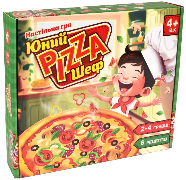 Настільна гра Юний Pizza Шеф (Strateg) 30781