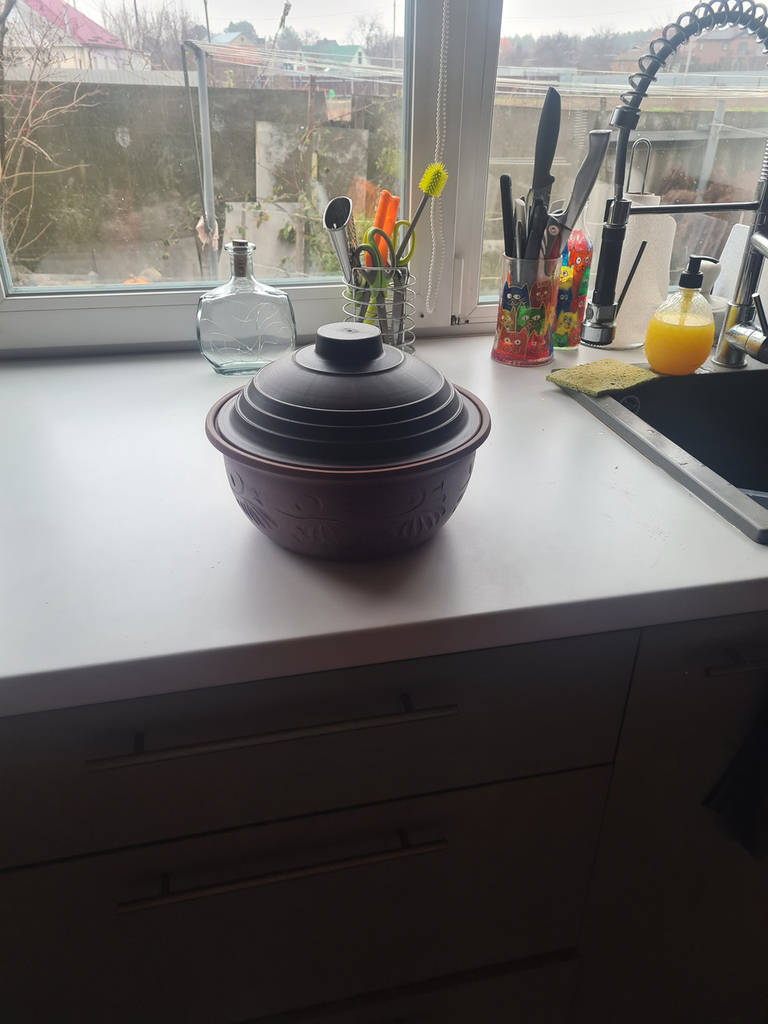 Жаровня духова 4 л з червоної глини - фото покупців 1