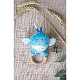 Еко-іграшка брязкальце пташка Піпо для діток від 0 місяців, фото 2