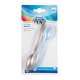 Набір ложечок для годування сині 2 шт., фото 3