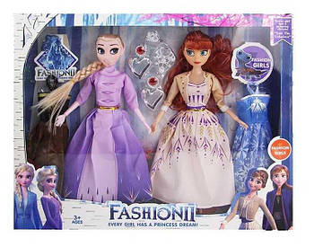 Ігровий набір ляльок 2шт "Холодне серце" з аксесуарами CH3559 G-Rich