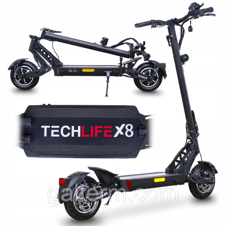 Електросамокат Terenowa TECHLIFE X8 18Ah 52V