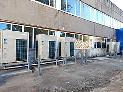 Проект і монтаж VRV-систем DAIKIN потужністю опалення/ кондиціонування 355кВт м.Дніпро