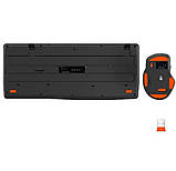 Набір 2 в 1 бездротова клавіатура та мишка Combo MeeTion MT-C4130, чорний, фото 3