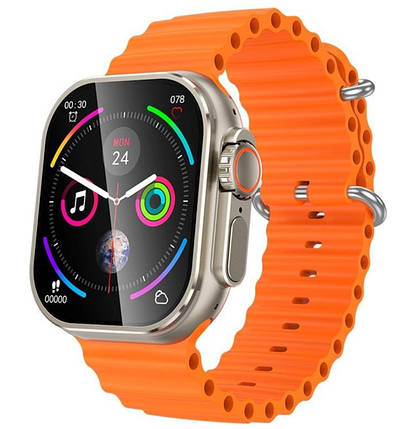 Розумний годинник Smart Watch HOCO Y23 Ultra, помаранчевий, фото 3