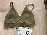 Zara Топ оливковий S, фото 6