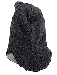Дитяча шапка шолом тепла з флісом дитячі головні убори сірий (ШДТ360), фото 3