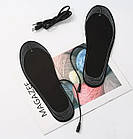Устілки з підігрівом від USB (розмір 35-45) Чорні, фото 6