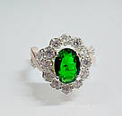 Срібна каблучка з золотими накладками, фото 4