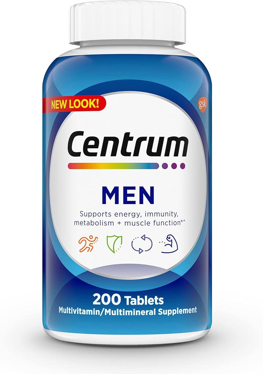 Мультивітамінний комплекс для чоловіків Centrum Multivitamin & Mineral for Men 200 tabs