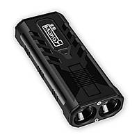 Світлодіодний ліхтар компактний. Протиударний, Акумуляторний, потужний, з режимом PowerBank