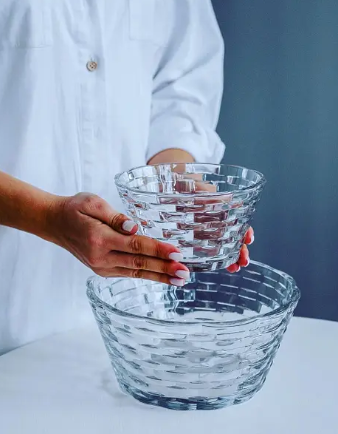 Скляний салатник Pasabahce Раттан для подавання 153 мм (53238), фото 1