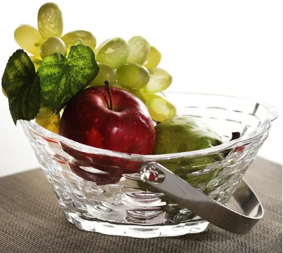 Скляний салатник Pasabahce Rattan з ручкою 205 мм (53648), фото 1