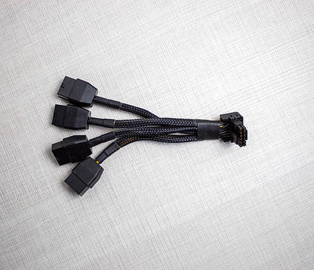 Перехідник 12VHPWR 12 pin + 4 pin живлення відеокарти 4090/4080/4070/L40/H100 з 4 x 8 pin тип B, фото 3