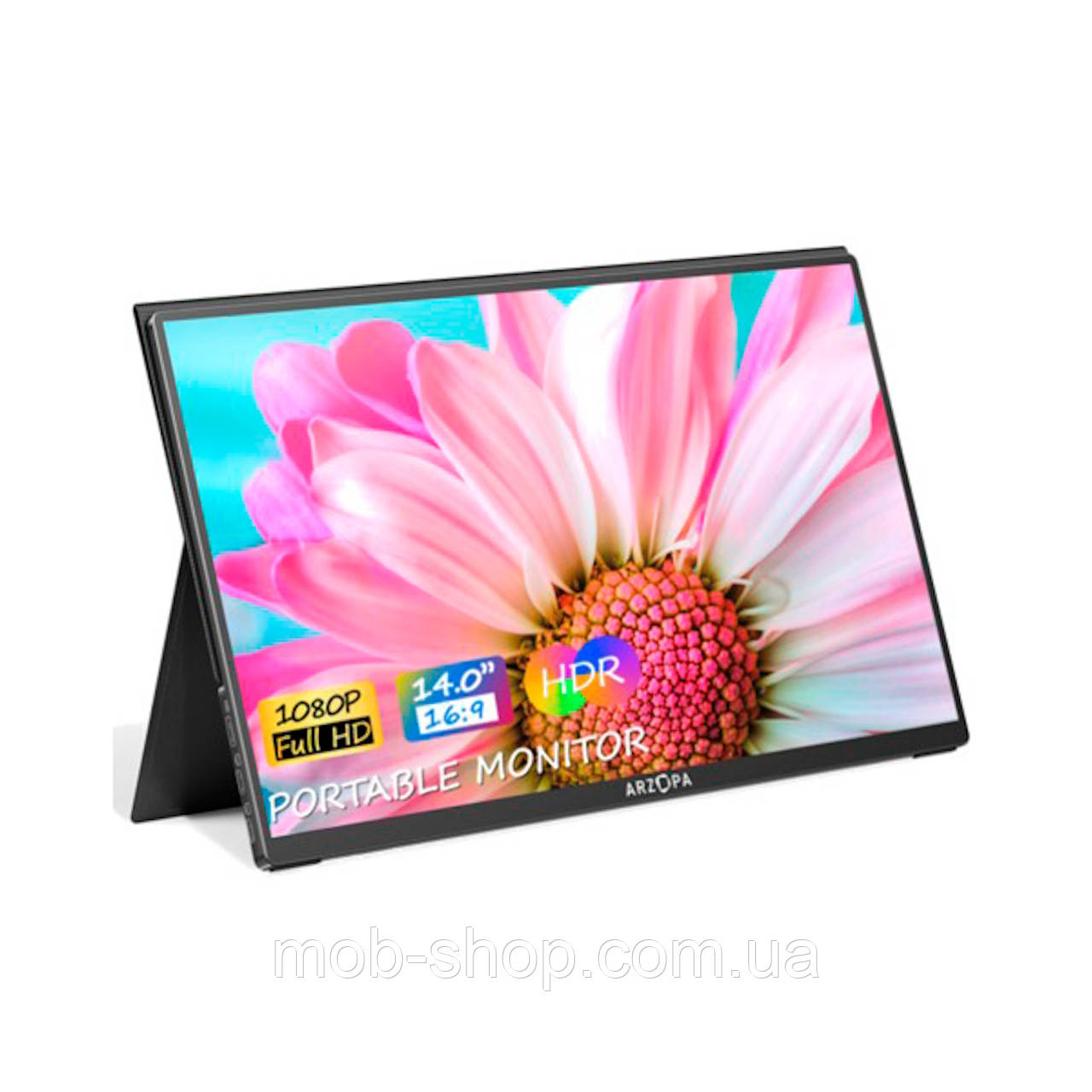 14" Портативний монітор Arzopa A1 Gamut Slim black багатофункціональний дисплей для різних гаджетів