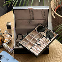 Шкатулка органайзер для украшений, шкатулка для бижутерии (770020)