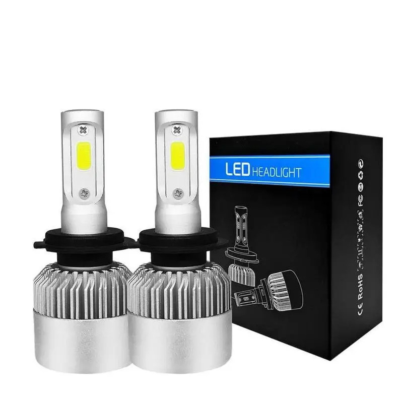 Автомобільні лед фари для авто Led S2 H11 Лед ліхтарі на авто LED-лампи для машини Енергоощадні лампи h1