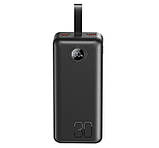 Повербанк с фонариком XO PR240 30 000mAh USB-C 20W/USB-A 22.5W Fully LCD Black, фото 4