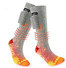 Шкарпетки з підігрівом ZBHSWZ01 без блоку живлення 38-44р. (Сірі), фото 6