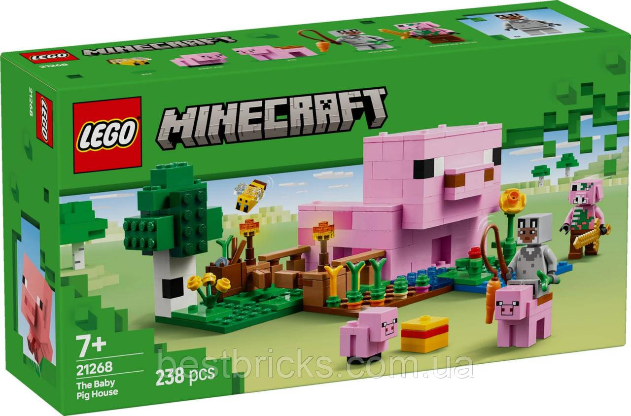 Конструктор Lego Minecraft Будинок для поросят 21268, фото 1