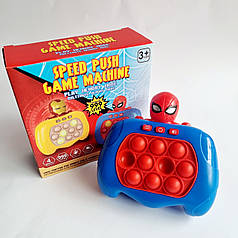 Портативна гра Quick Push Pop IT Поп іт антистрес Людина павук