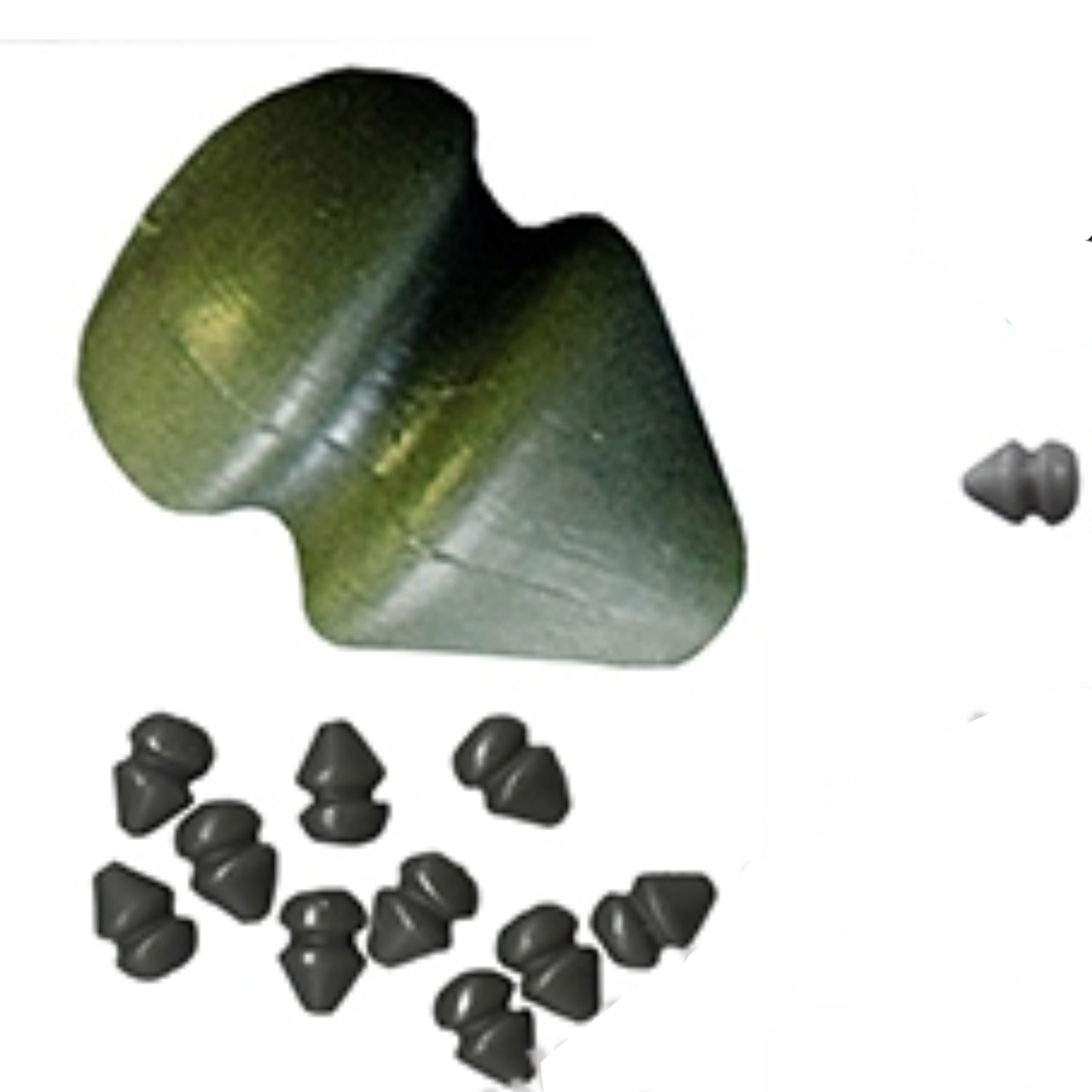 Бусина для оснастки Вертоліт CarpClub 8х7 мм (10 шт), фото 1