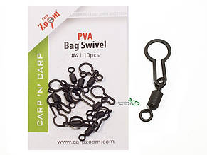 Кліпса для ПВА-стіків CarpZoom PVA Bag Swivel #4