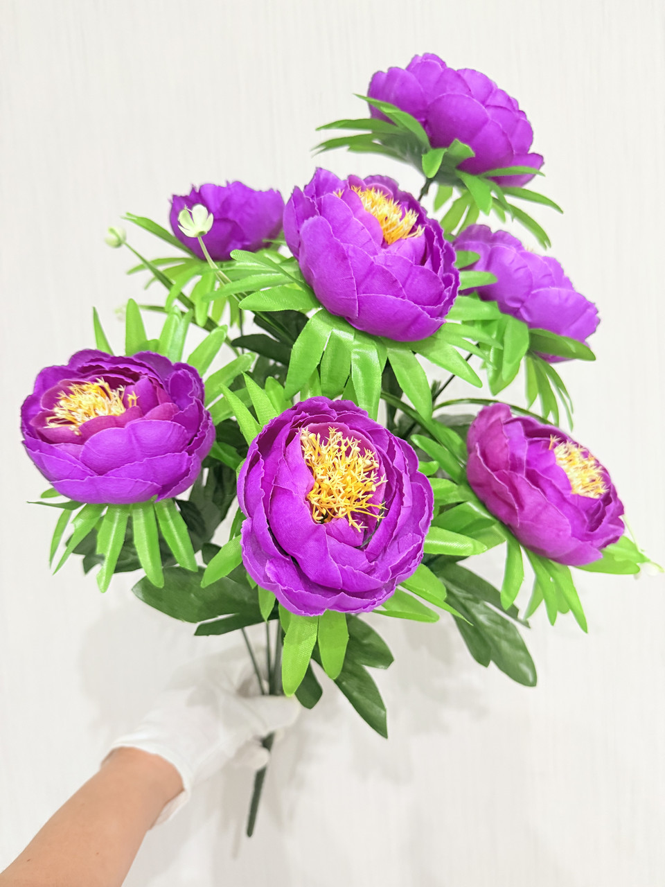 Штучна півонія. Букет штучної півонії ( 58 см ), фото 1