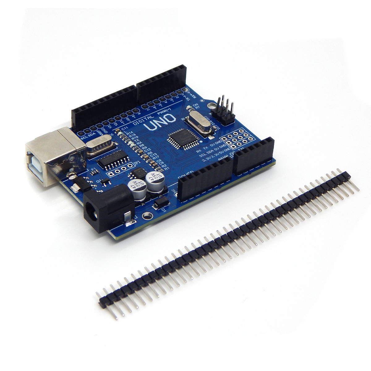 Arduino Uno R3 CH340 (Ревізія 2023) – універсальна плата для програмування, фото 1