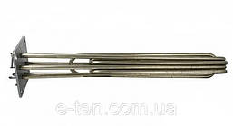 Блок-тен 6 кВт "скріпка" / 220-380В / L=300мм (на квадратній пластині 100*100мм) до електрокотлів