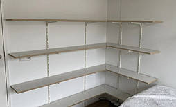 Секція для полиць у гардероб