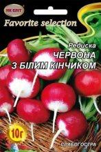 Насіння Редис ранньостиглий сорт Червоний З Білим Кінцем (Кбк) 10 г НК Еліт