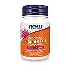 NOW Вітаміни D3 (Д3) 2000МЕ 30 капсул