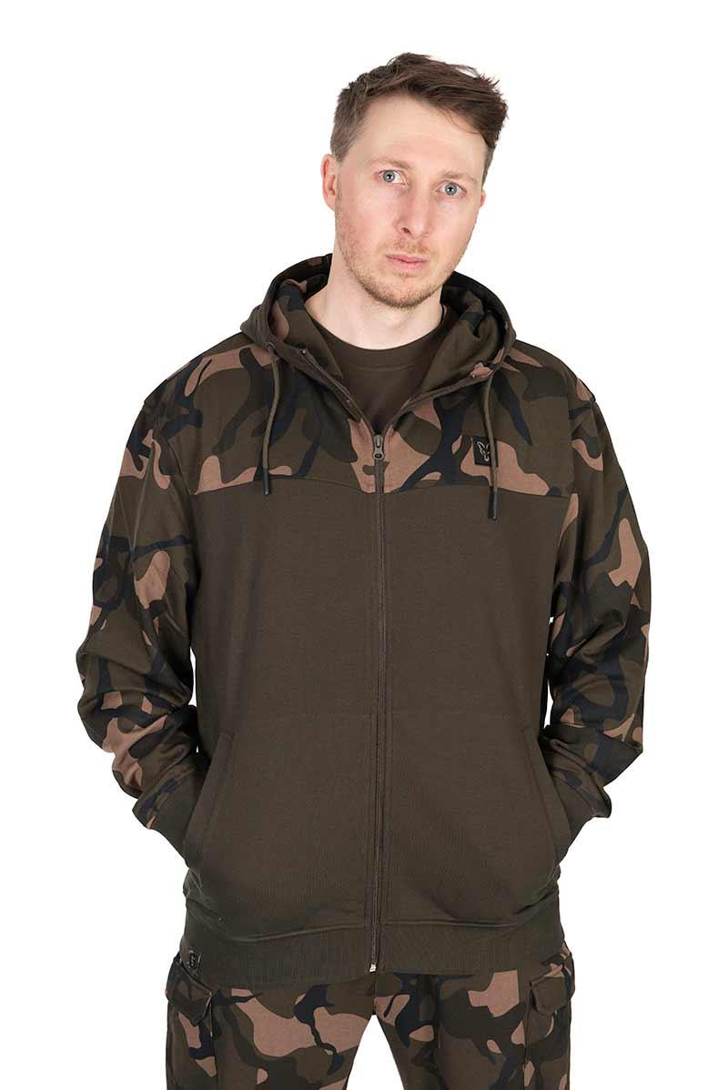 Толстовка Fox Lightweight Khaki/Camo Split Zip Hoody