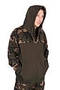 Толстовка Fox Lightweight Khaki/Camo Split Zip Hoody, фото 6