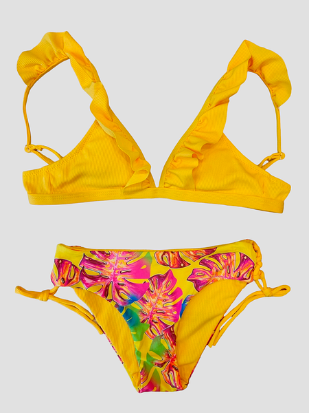 Купальник в РУБЧИК для подростков Samegame Таня 116 мята(В НАЛИЧИИ ТОЛЬКО 34 36 38 40 42 УКР р-ры)