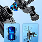 Автотримач з безпровідною зарядкою (ширина 62-88мм), CA105 / Тримач для телефона / Тримач в авто, фото 7