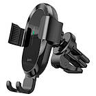 Автотримач з безпровідною зарядкою (ширина 62-88мм), CA105 / Тримач для телефона / Тримач в авто, фото 5