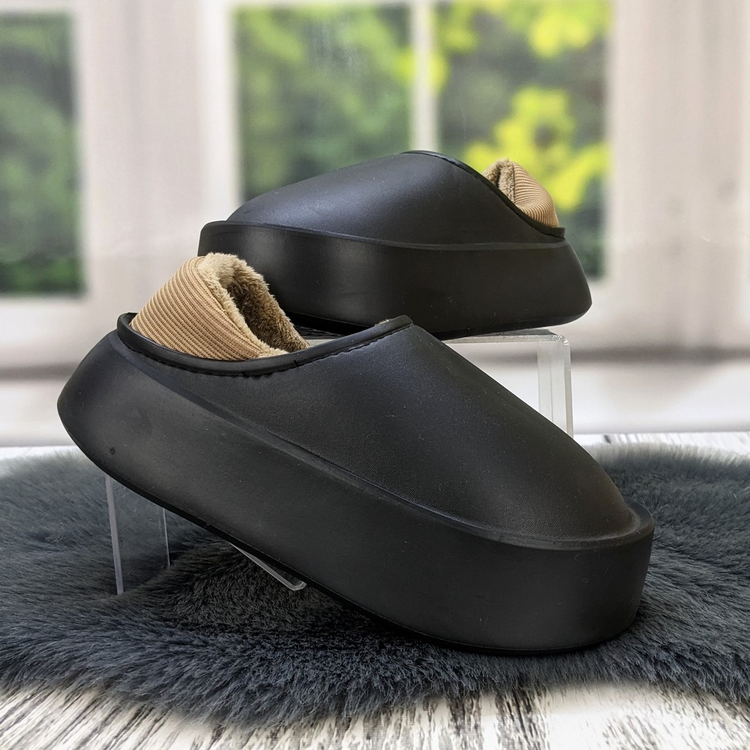 Галоші піна з м'яким задником жіночі Progress чорні 4307