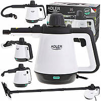 Пароочисник відпарювач з комплектом насадок Adler Steam Cleaner 3.5 Бар 450 мл (AD 7038)