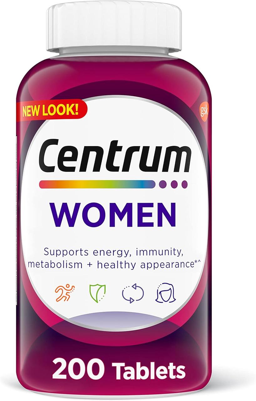 Мультивітаміни для жінок Centrum Multivitamin & Mineral for Women 200 tabs