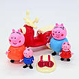 Ігровий набір - та 4 фігурки "Свинка Пеппа" (Peppa Pig) та мопед арт. 552-6/2, фото 3