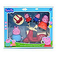 Ігровий набір - та 4 фігурки "Свинка Пеппа" (Peppa Pig) та мопед арт. 552-6/2, фото 2